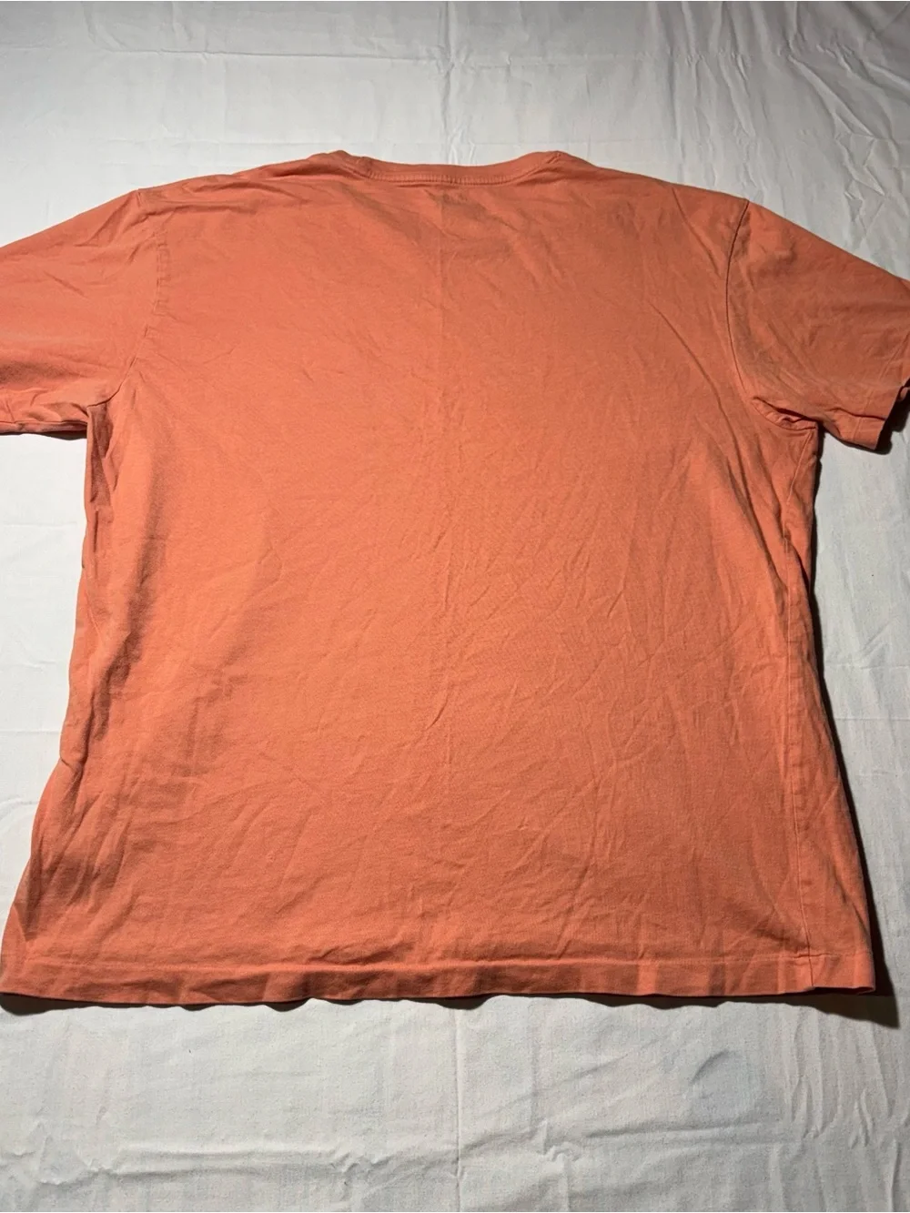 Polo by Ralph Lauren Men's Pocket Tee in Coral Orange